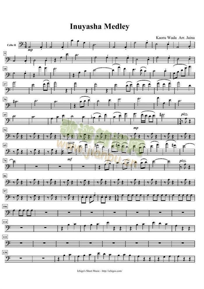Inuyasha Medley (cell)4