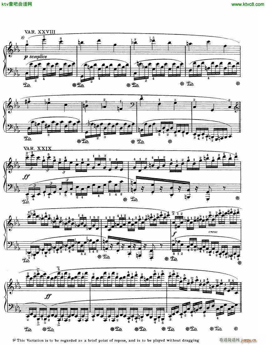 Beethoven WoO 80 32 Variations in C Minor15