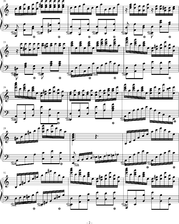 暴风雨-钢琴谱(钢琴曲)-清代皇帝2