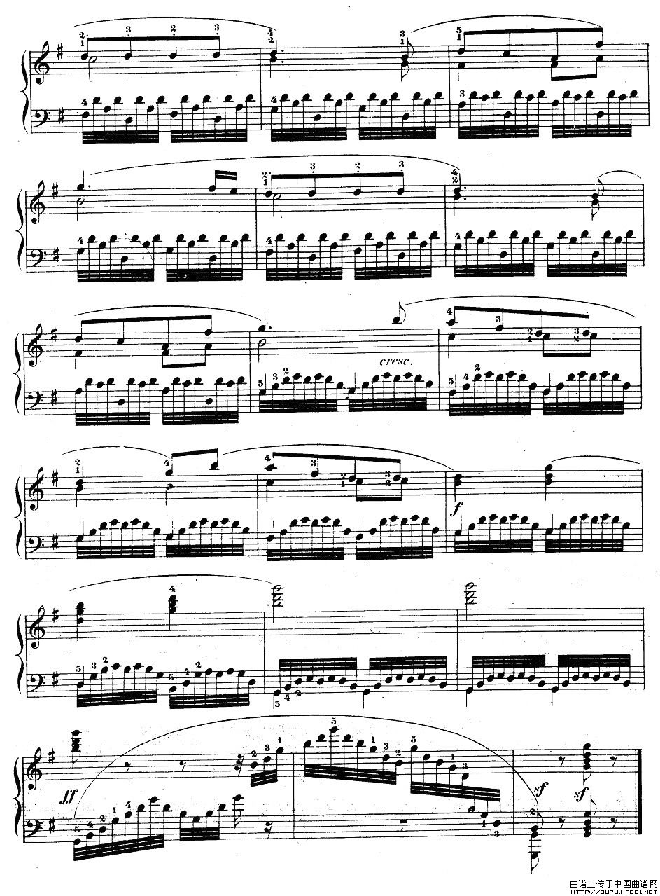 《车尔尼钢琴手指灵巧初步练习曲》OP.636-22