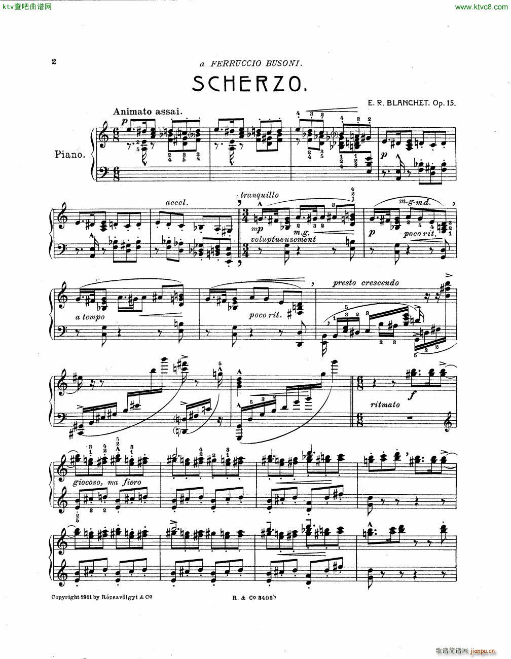 Blanchet Op 15 no 4 Scherzo4