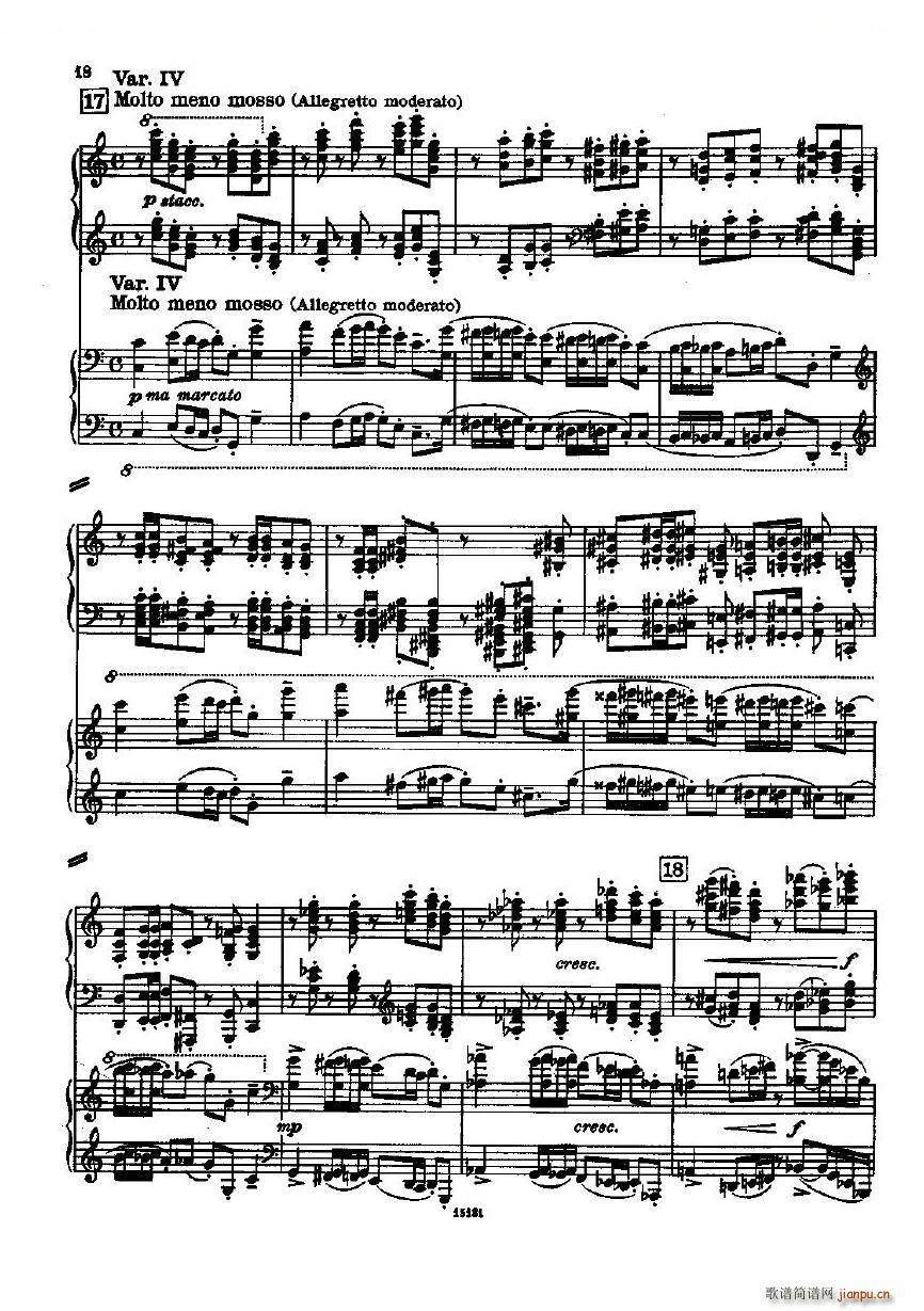 Dohnanyi Variations Nursery Rhyme Op25（一）18