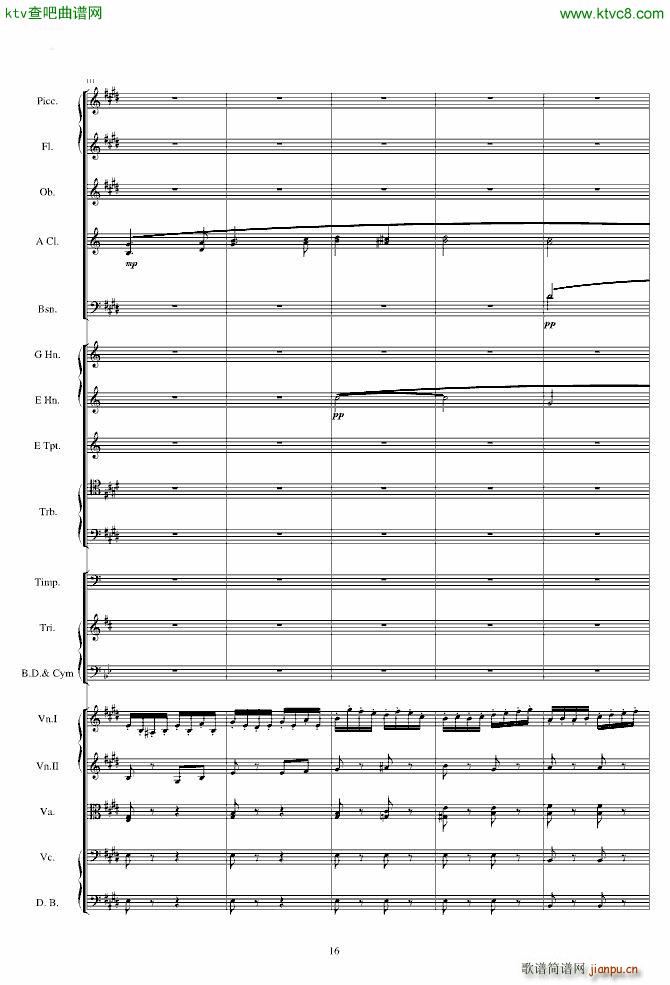 威廉退尔序曲原版扒谱_罗西尼16