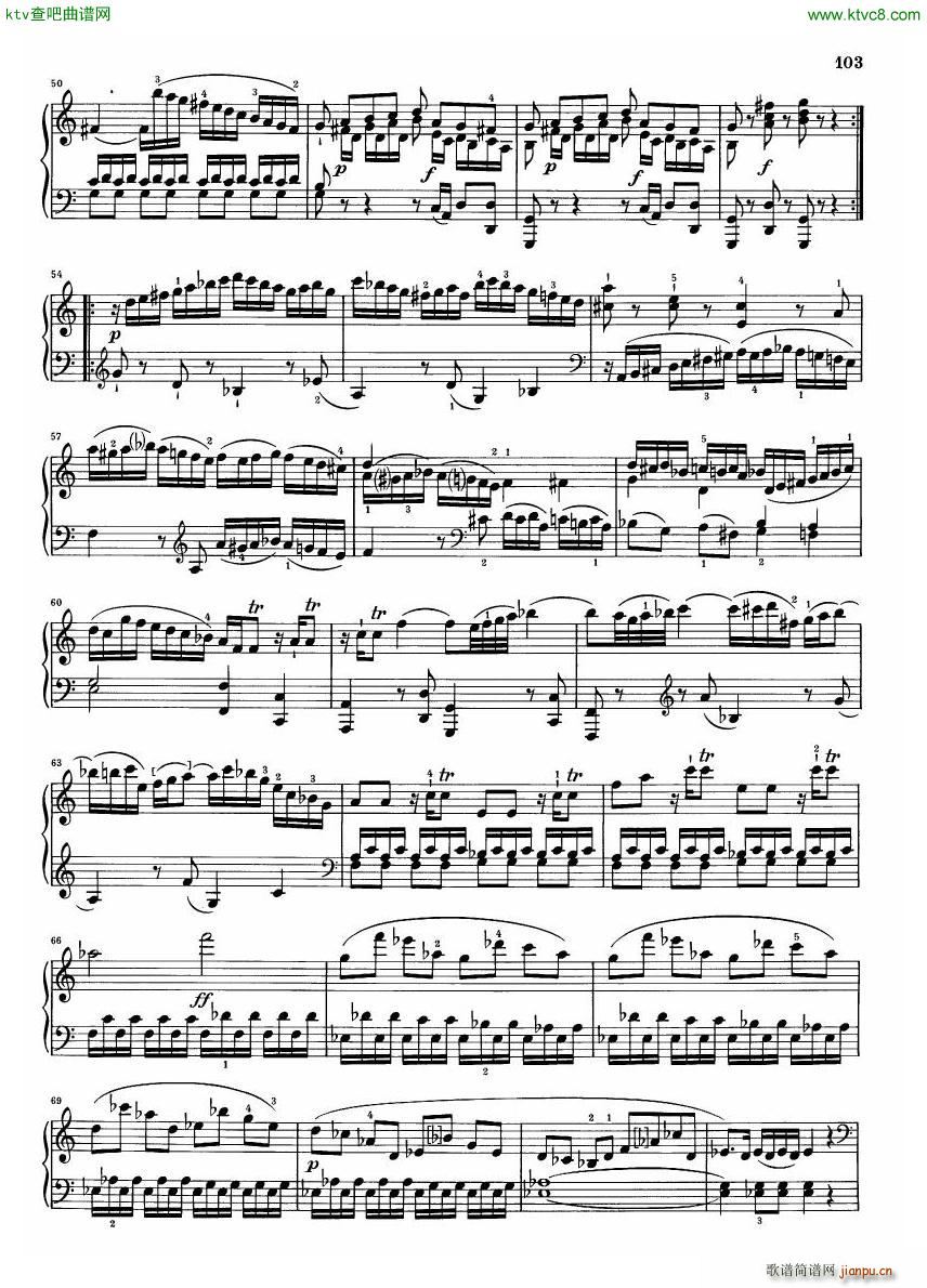 Haydn hob xvi 50sc Sonata604