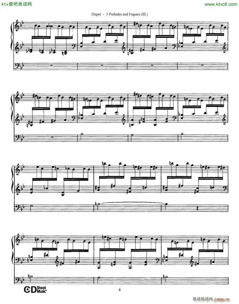 Dupré Prelude Fugue in G minor Op 7 No 34