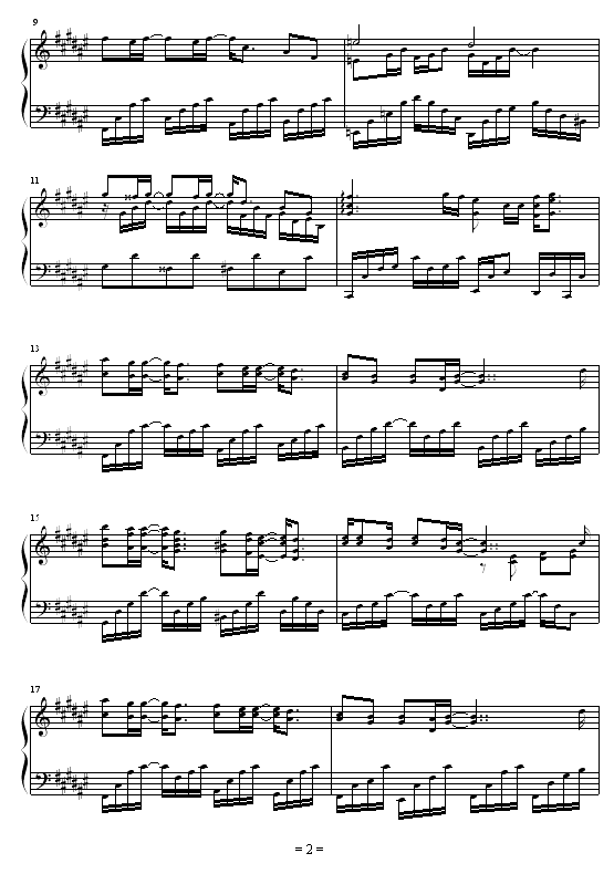 野百合也有春天-阿桑-钢琴谱(钢琴曲)-孟庭苇2