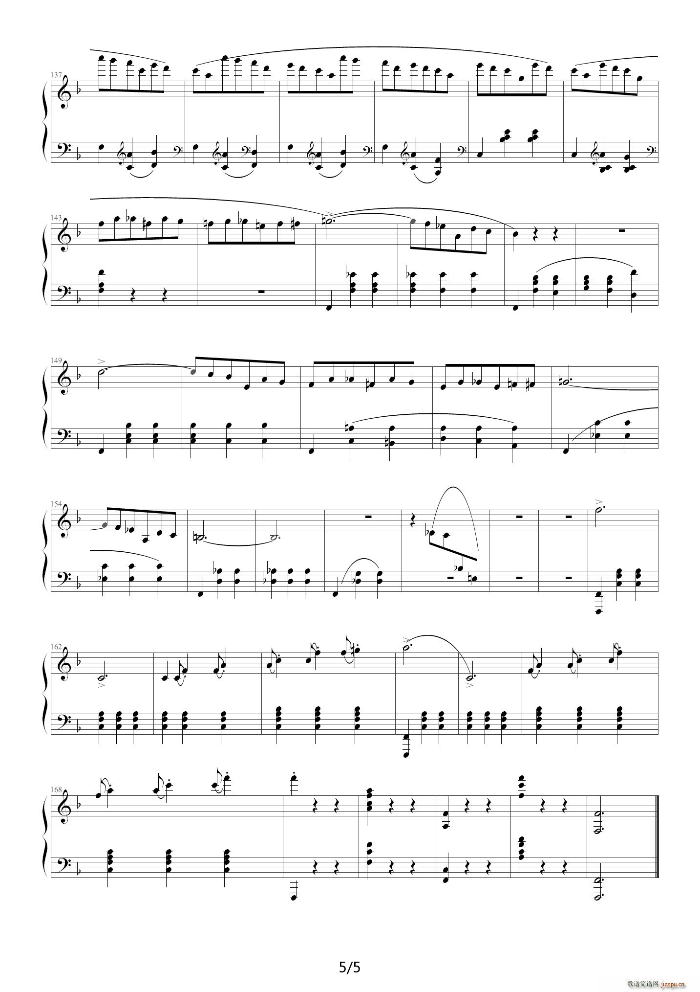 肖邦辉煌大圆舞曲作品34第三首 F调5