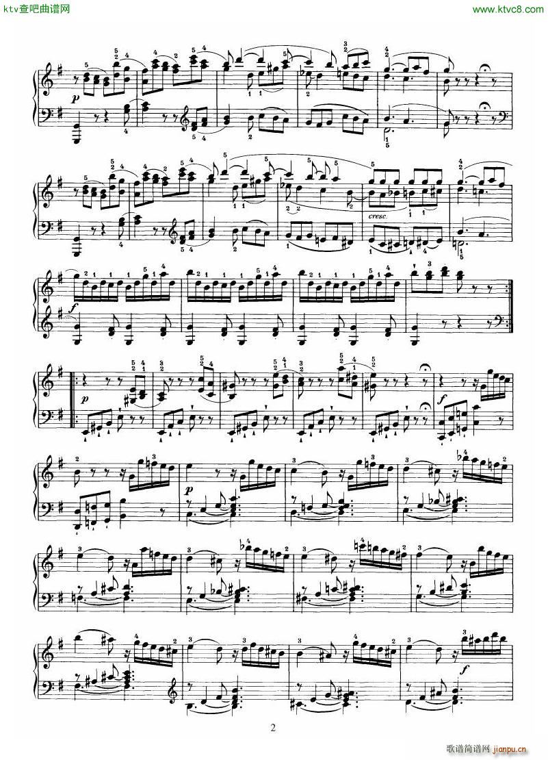Haydn Piano Sonata No 34 In E2