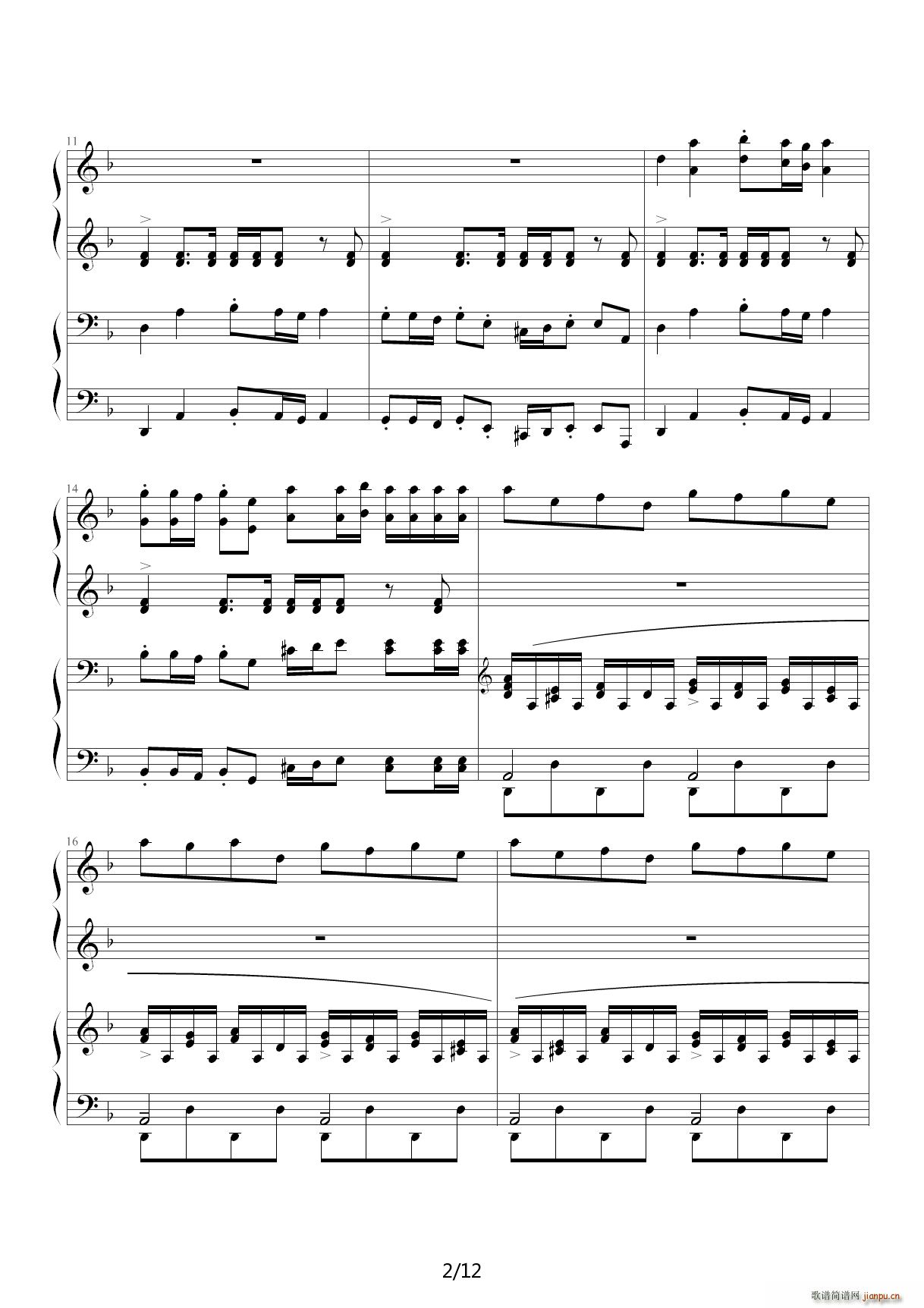 】四手联弹】红色警戒3主题曲《苏维埃进行曲》Soviet March 修改 降A调2