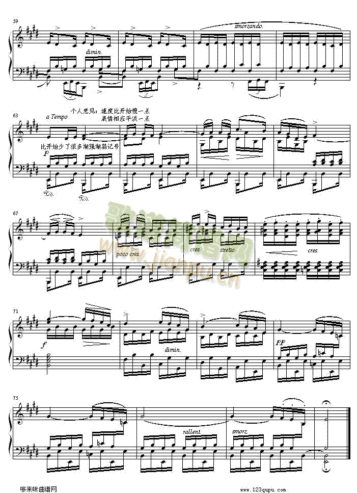 离别曲(练习曲)-肖邦4