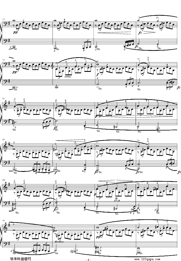 G大调即兴曲(Op.90,No.3))-舒伯特4