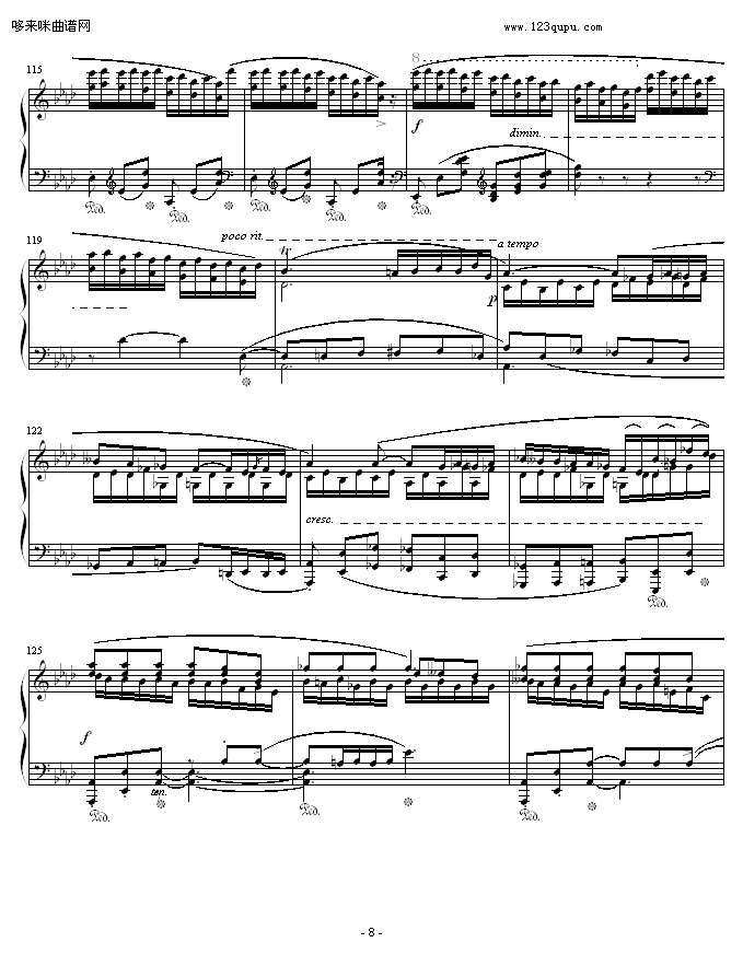 肖邦F小调第4叙事曲-肖邦8