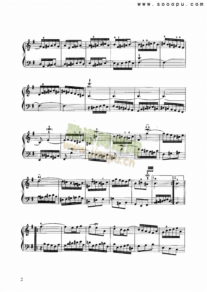e小调前奏曲 键盘类 手风琴2