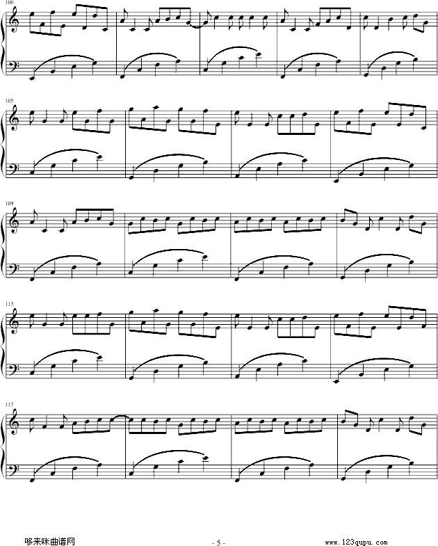 卡农-最简版-帕赫贝尔-Pachelbel5