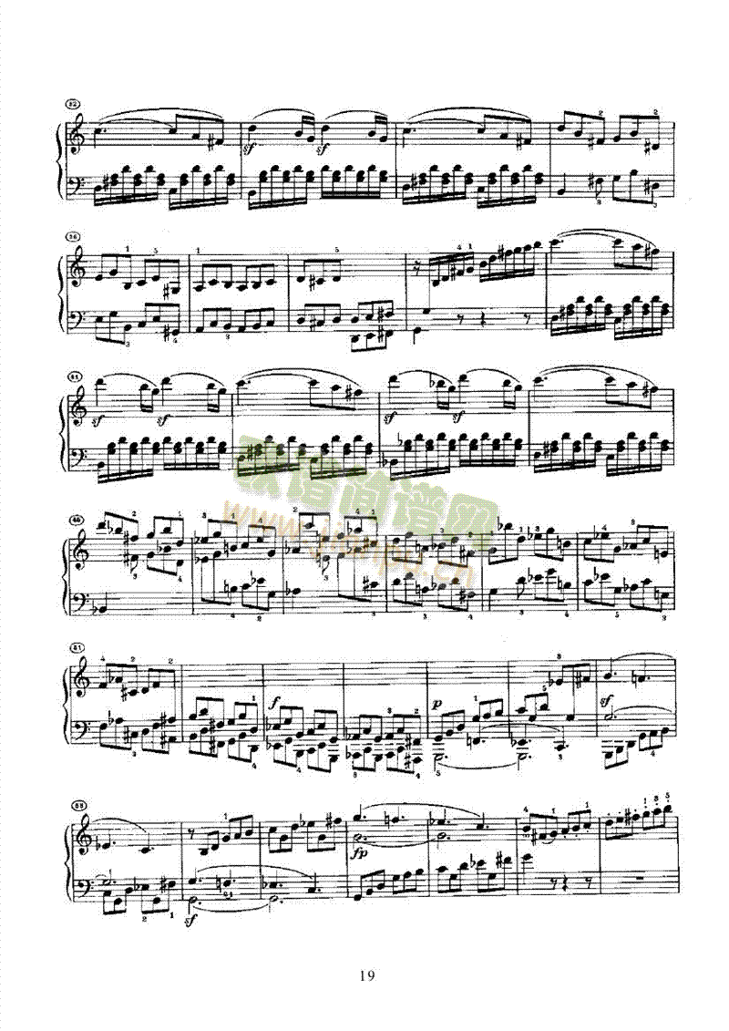 奏鸣曲(Opus2 Nr.3) 键盘类 钢琴19
