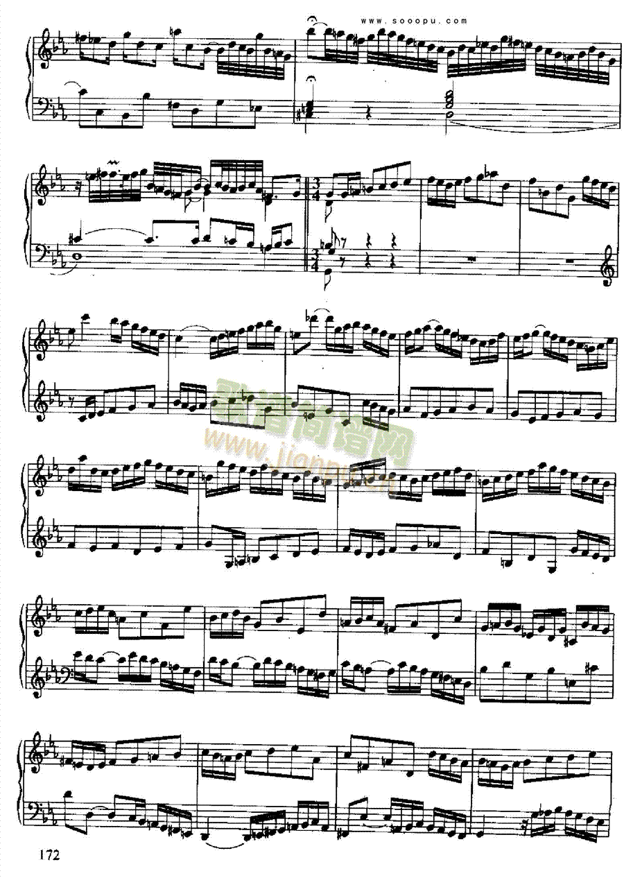 六首古组曲(德国组曲) 键盘类 钢琴15
