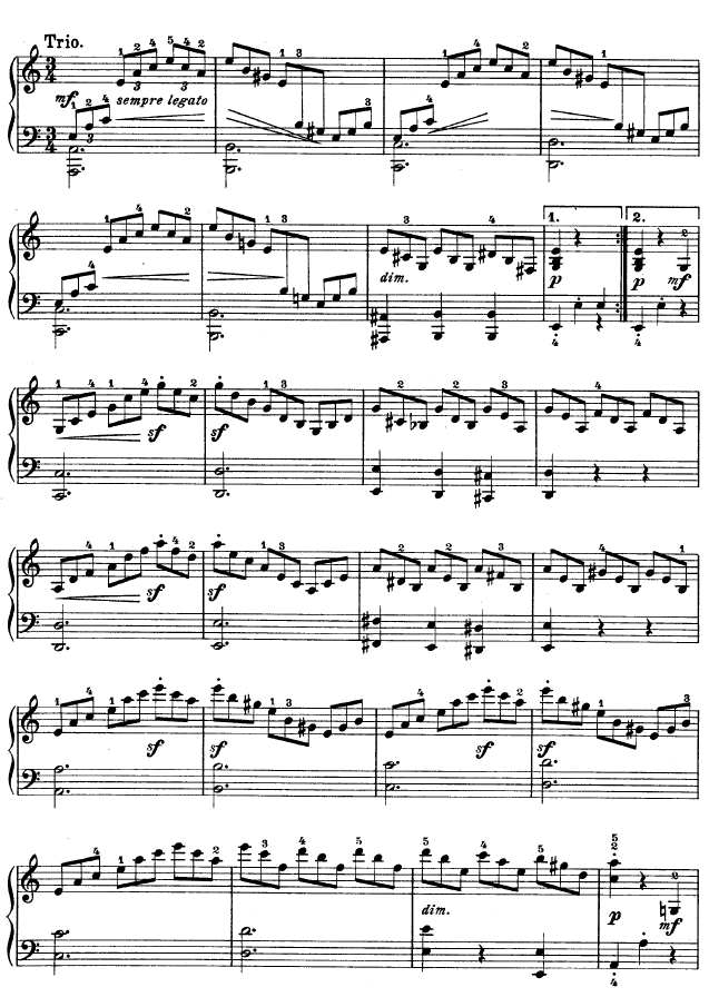 第三钢琴奏鸣曲 -Op.2 No.316