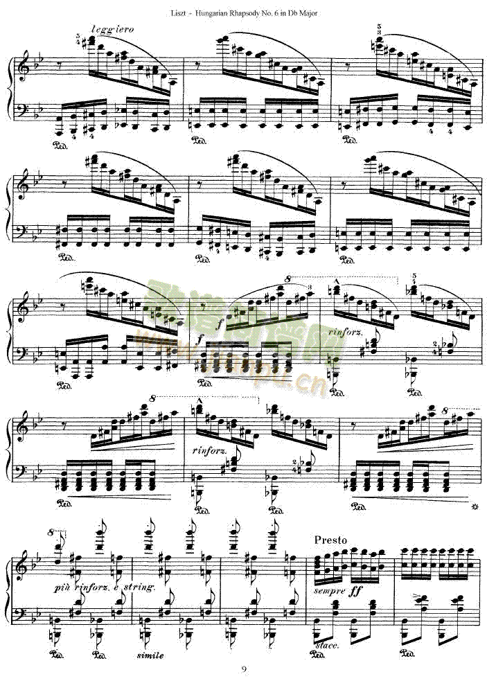 匈牙利狂想曲第六号9