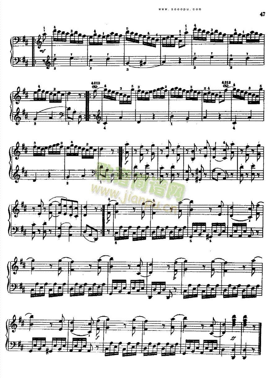 奏鸣曲 五1767 键盘类 钢琴13