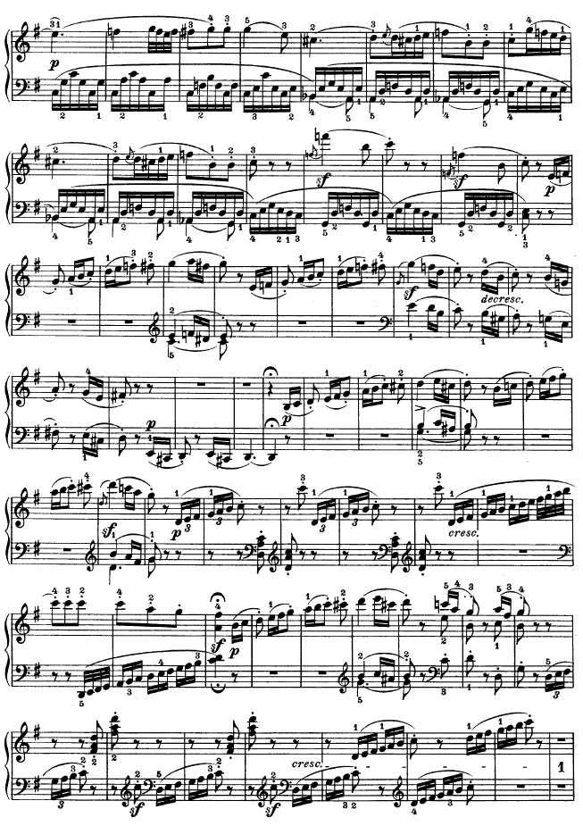 G大调第十钢琴奏鸣曲　Op. 14 No--214