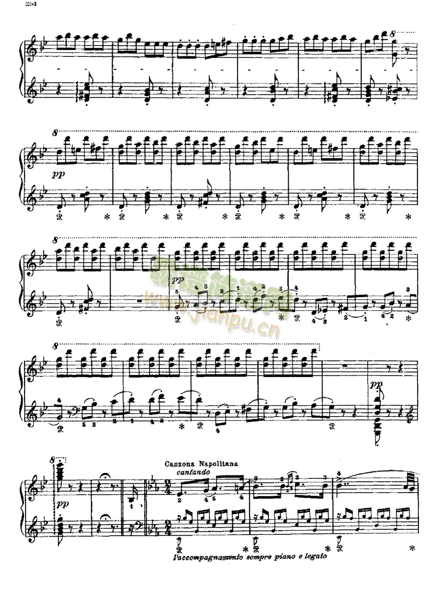 塔兰台拉舞曲 键盘类 钢琴7