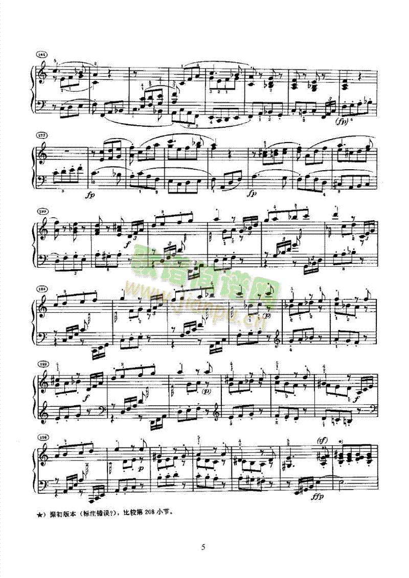 奏鸣曲(Opus2 Nr.2) 键盘类 钢琴5