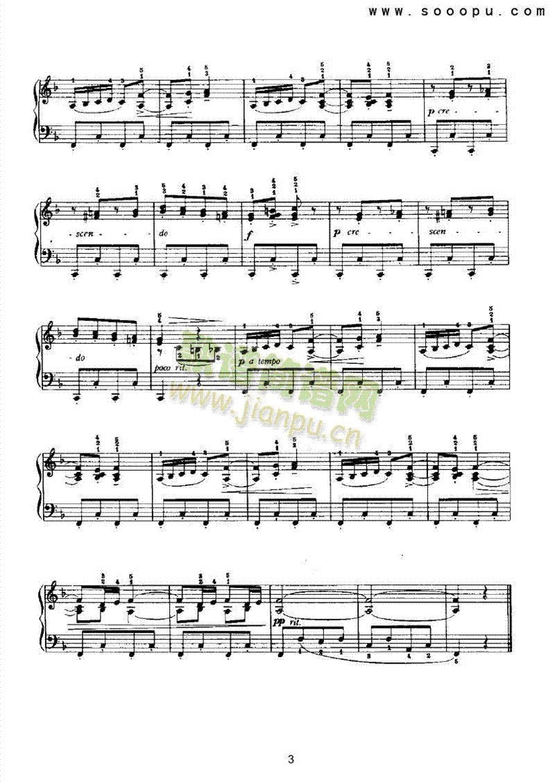 纺织曲 键盘类 钢琴3