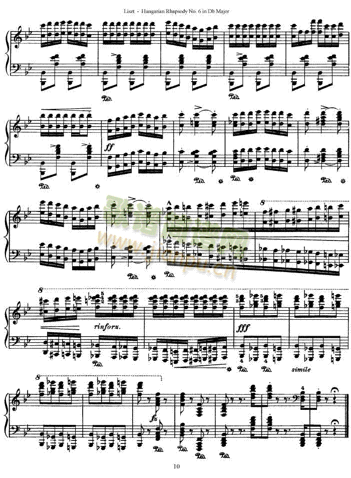 匈牙利狂想曲第六号10
