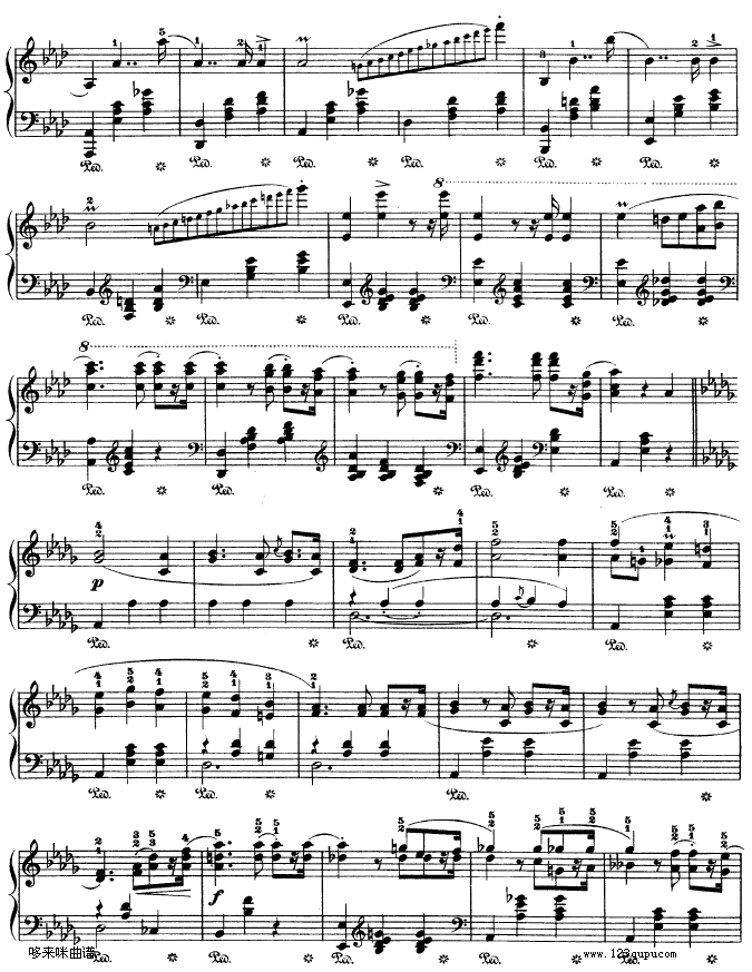 钢琴圆舞曲34-1-肖邦3