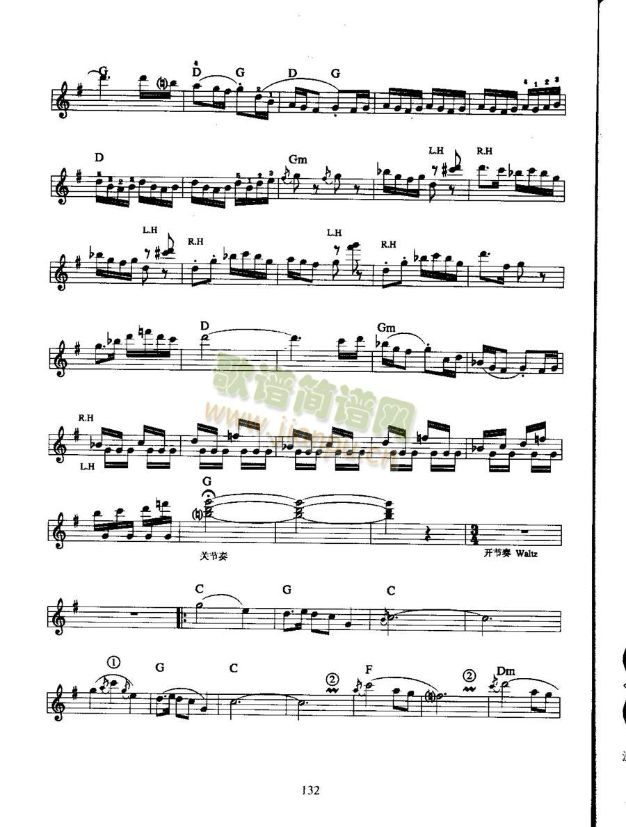 编花篮随想曲（电子琴中级班乐曲）2