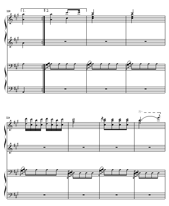 土耳其进行曲四手联弹17