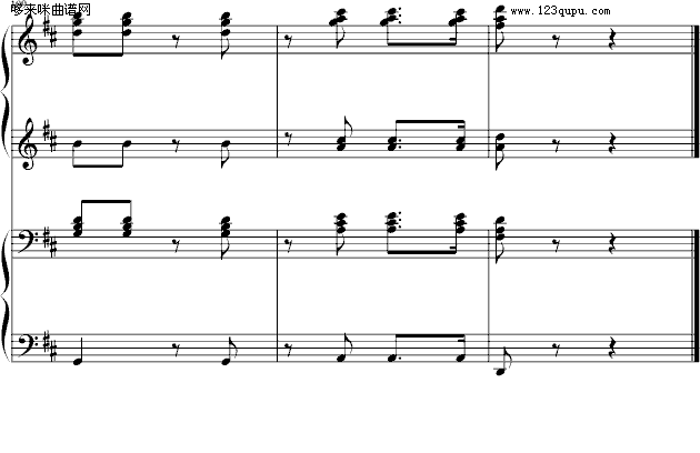 西班牙斗牛舞曲-（四手联弹）-马基纳10