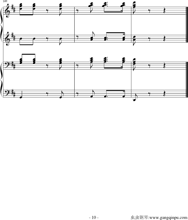西班牙斗牛舞曲-（四手联弹）10