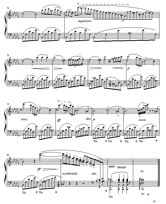 降b小调夜曲6
