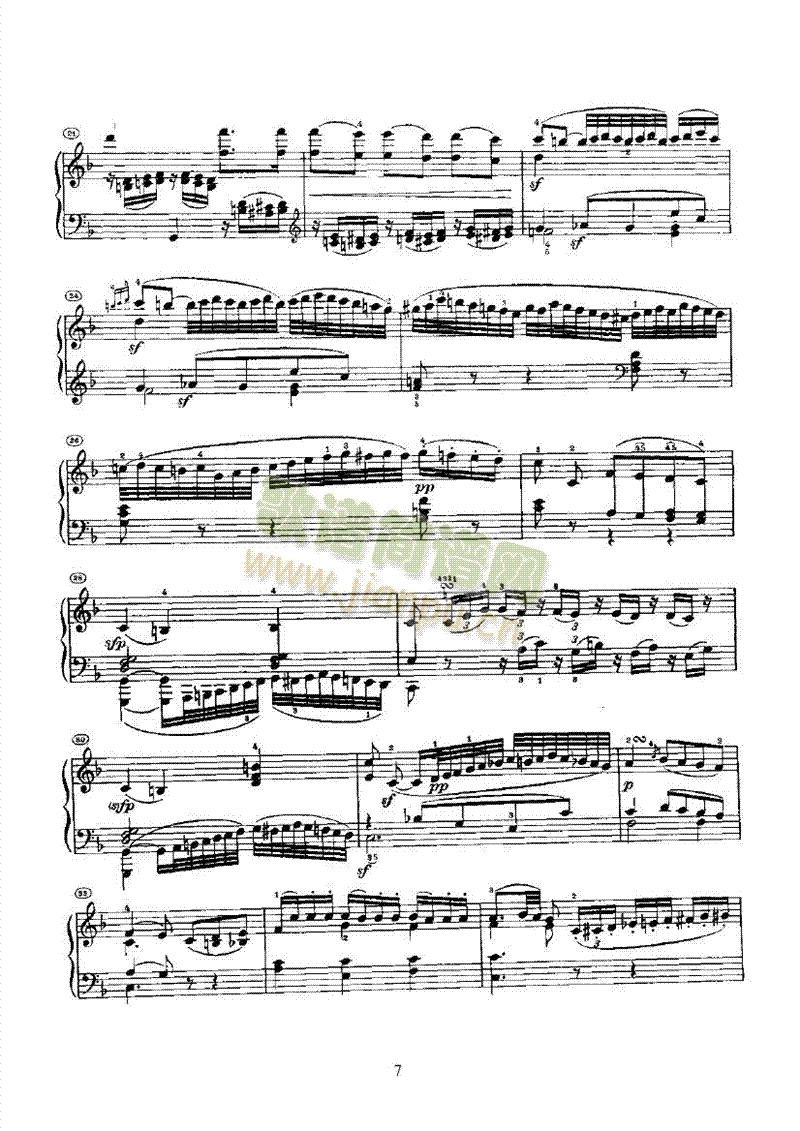 奏鸣曲(Opus2 Nr.1) 键盘类 钢琴7