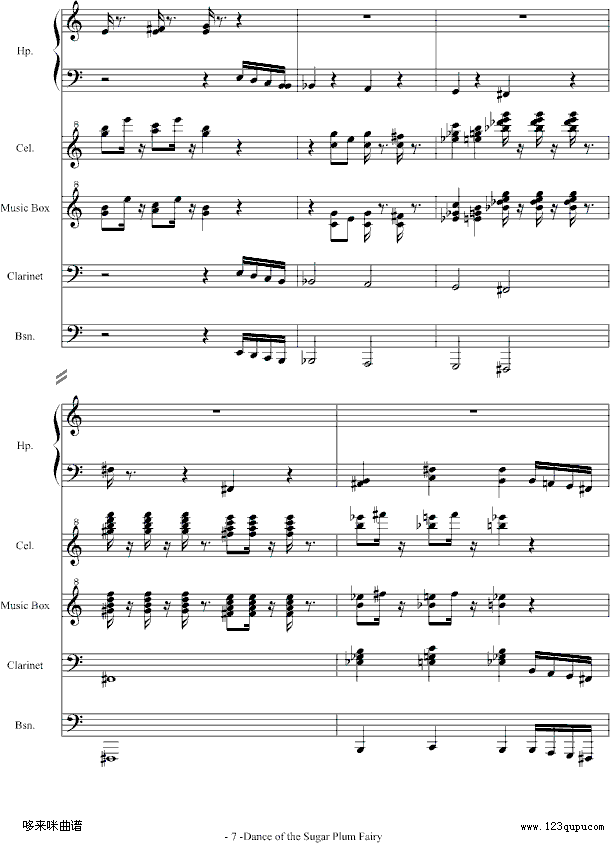 Dance of the Sugar Plum Fairy-柴科夫斯基7