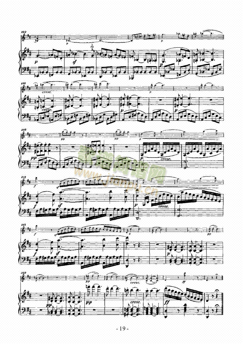奏鸣曲D大调 歌曲类 钢琴伴奏谱19
