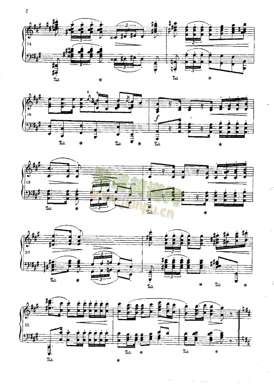 肖邦作曲 OP.40  Nr1 键盘类 钢琴2