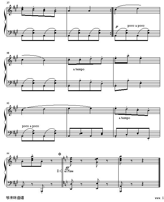 匈牙利舞曲第五号-勃拉姆斯4