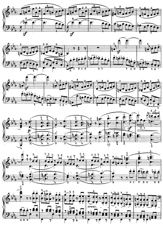 降E大调第四钢琴奏鸣曲-Op.72