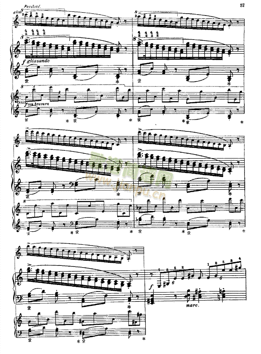 拉科齐进行曲 键盘类 钢琴10