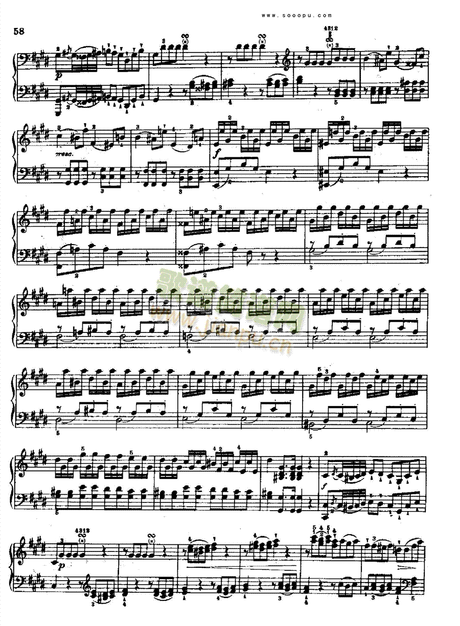 奏鸣曲七(献给奥恩布鲁格的姐妹们) 键盘类 钢琴3