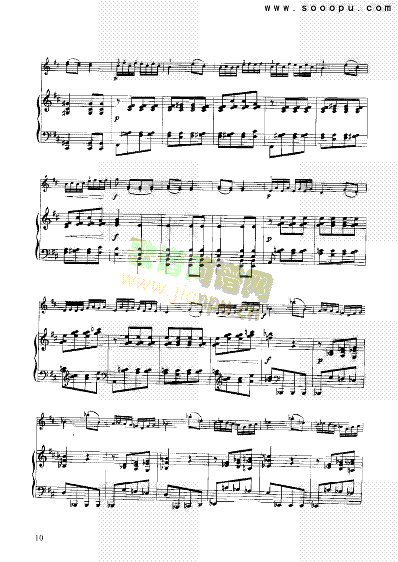 回旋曲 弦乐类 小提琴10
