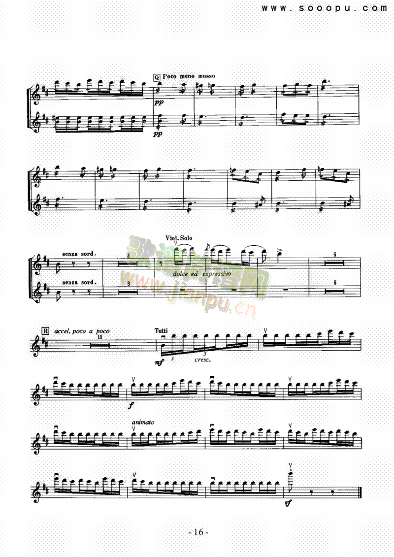 交响组曲《舍赫拉查德》―独奏 弦乐类 小提琴16