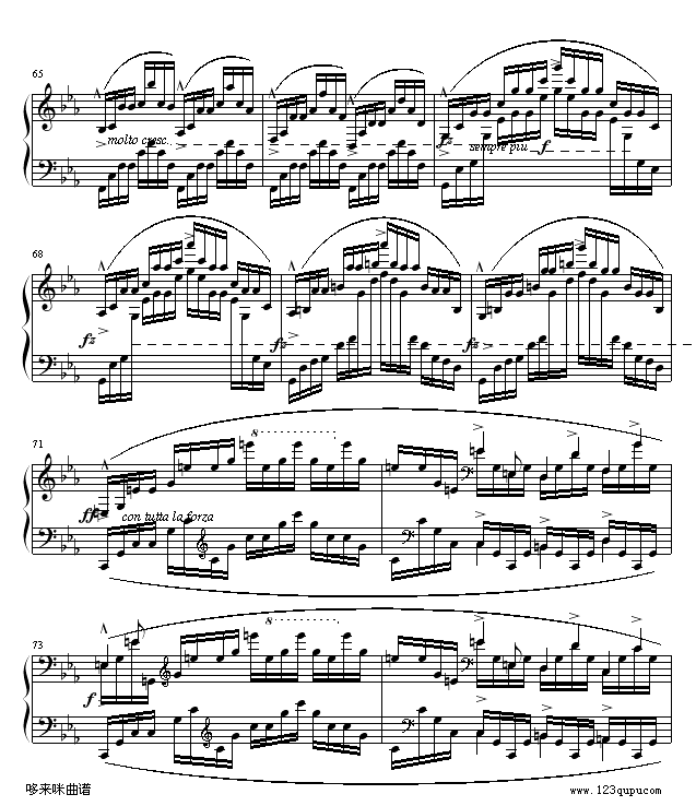 练习曲OP25No12-肖邦7