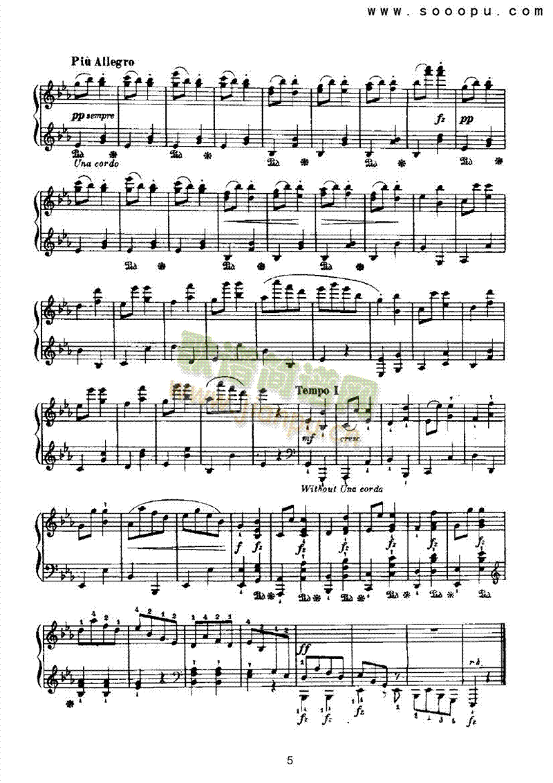 埃科塞斯舞曲 键盘类 钢琴5
