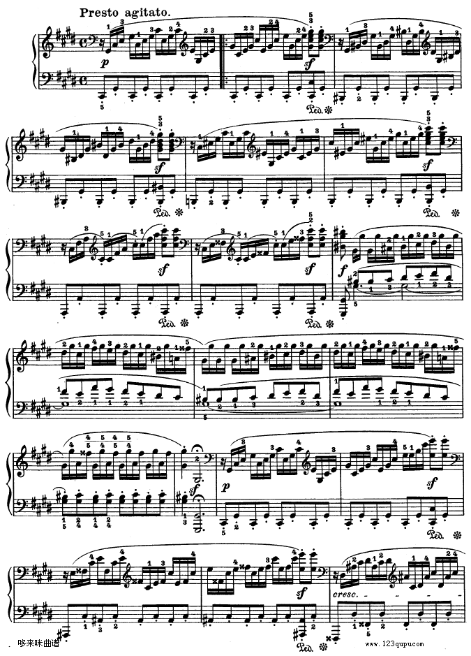 第十四钢琴奏鸣曲-《月光曲》-（Op.27 No.2）-贝多芬5