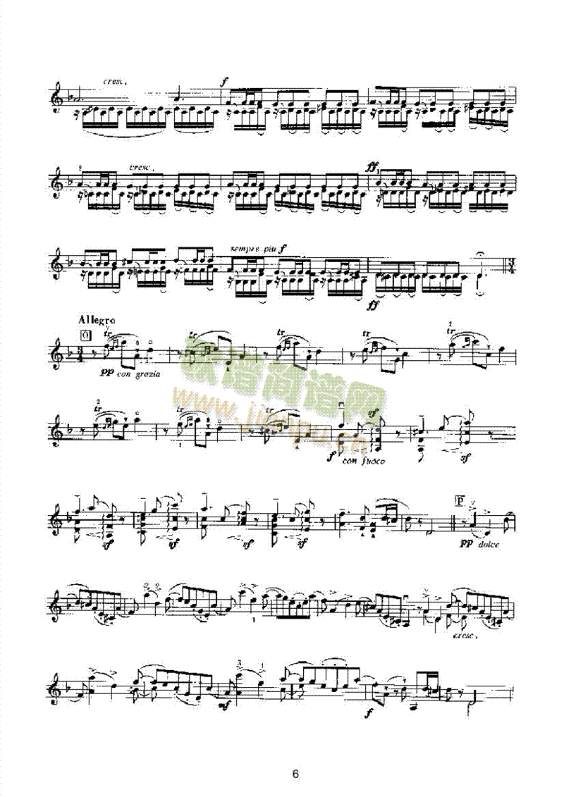 福利亚变奏曲（独奏） 弦乐类 小提琴6