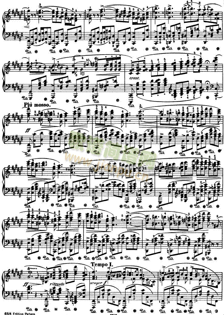 船歌 Barcarolle Op 606