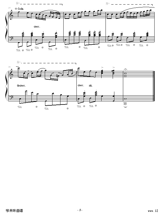 第四号奏鸣曲 - 田园-克莱德曼3